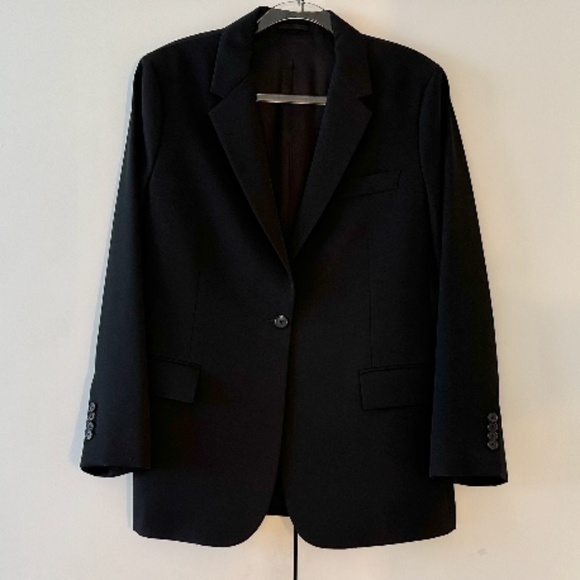 NWOT Raf Simons' CALVIN KLEIN 205W39NYC Oversized Wool Blazer - Size 12 - Picture 3 of 10